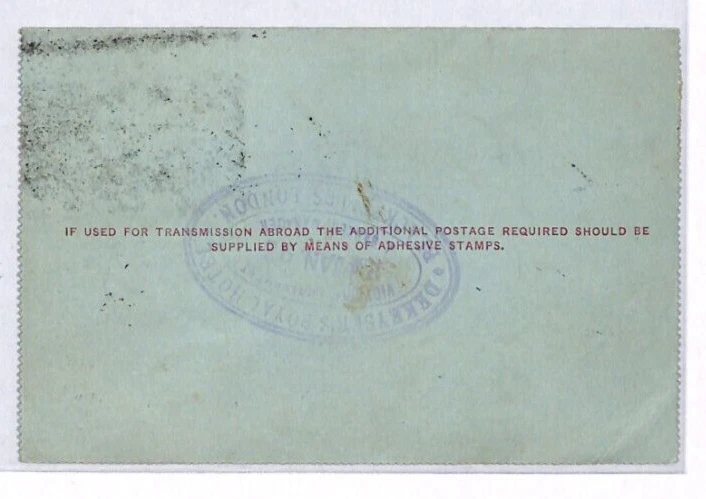 GB HOSTER MACHINE TRIAL QV Letter Card Overstruck HOODED CIRCLE 1893 Cover YK120 - Image 3 of 4