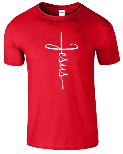 Camiseta Jesús Cruz Hombres Cristiana Religiosa Biblia Fe Cristo Iglesia Regalo Camiseta - Imagen 40 de 41