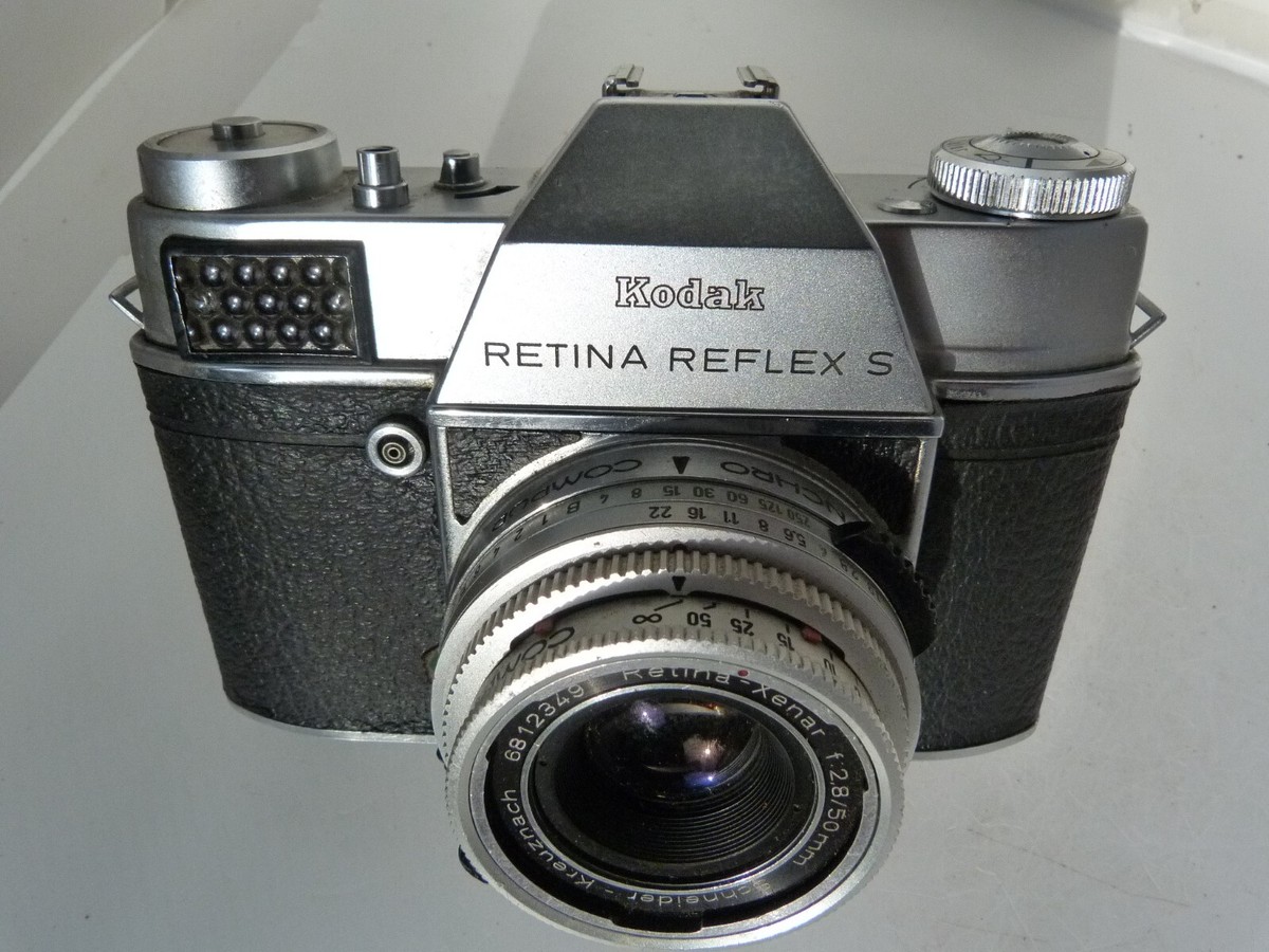 VINTAGE Kodak Retina Reflex S SLR 35mm Film Camera Xenar 50/2.8