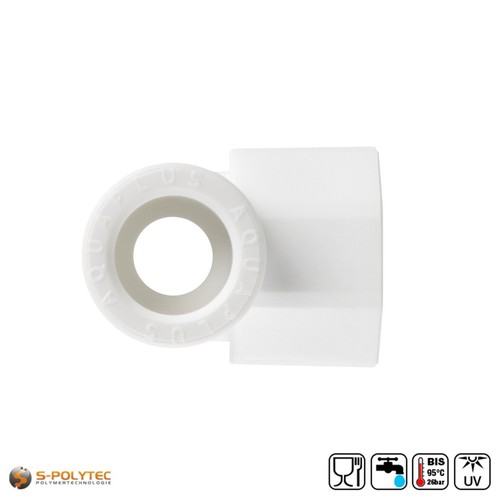 PP-R 20-40 mm Winkel Kniestück Muffe T-Stück Fitting Verbinder PPR Aqua-Plus - Bild 99 von 205