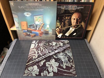 NRMT Jean-Pierre Rampal LP Lot (3) Mozart Six Sonatas/Handel/Suite For ...