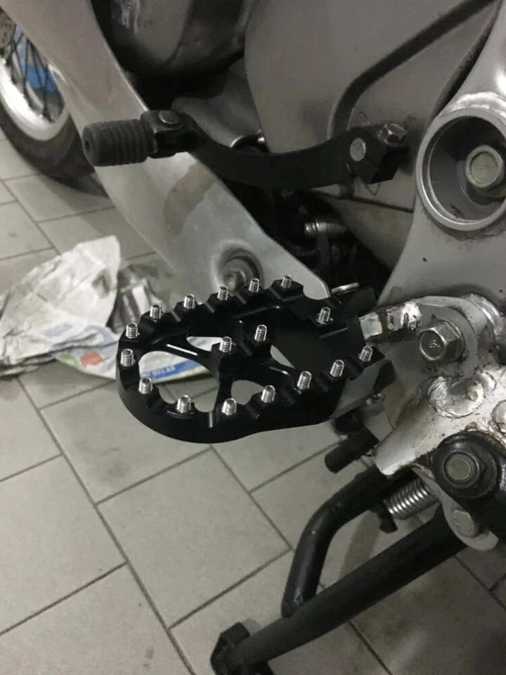 estriberas Billet estriberas para Honda CRF1000L Africa Twin 2016 2017 XR650R XR650L Foto 3 de 4