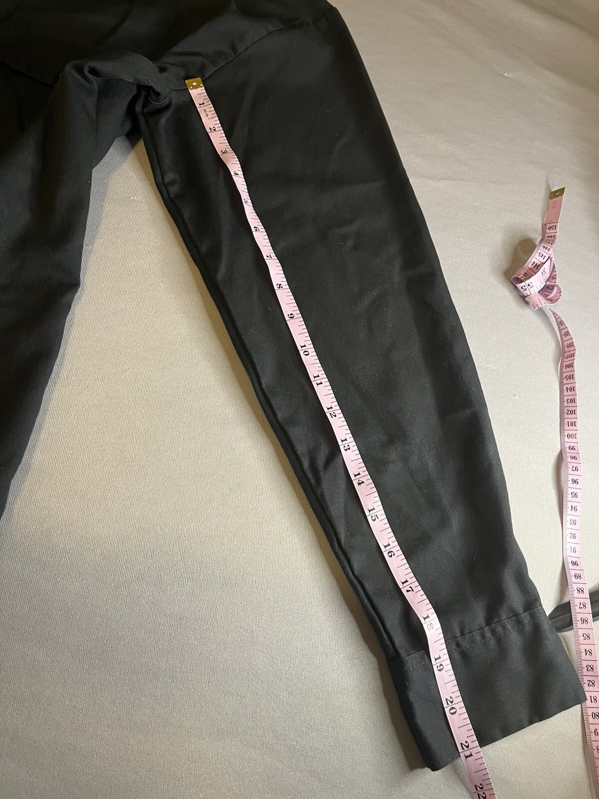 Dickies Long Sleeve Solid Black Button Up Long Sl… - image 9