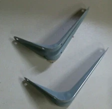 National Hardware N172-601, 3" x 5" Gray Shelf Bracket Lot Of 2 FREE SHIPPING 