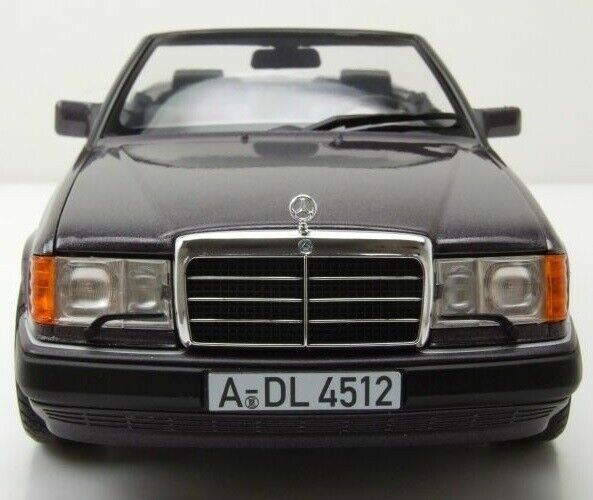 1990 MERCEDES BENZ 300 Ce-24 Cabriolet Metallic Purple 1/18 Car by