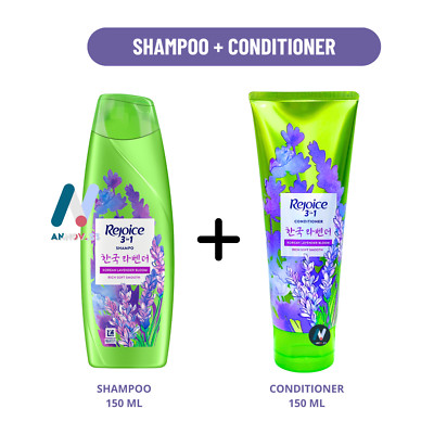 REJOICE Shampoo + Conditioner 3in1 Korean Lavender Bloom Soft Smooth Long Last