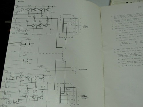 McIntosh MC2200 Power Amplifier Service Manual + Product Comparison Technical VG - Picture 6 of 7