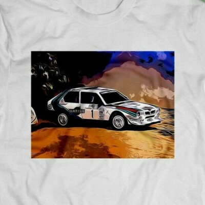 T-SHIRT TRIKOT AUTO LANCIA DELTA S4 RALLY WRC CHAMPION GRUPPE B