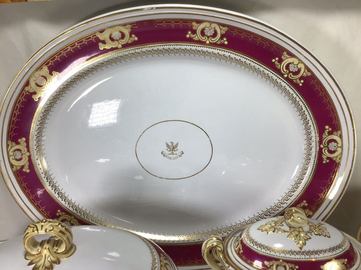 RR15 Set of 34 Antique 1925-39 LHS Bavaria Porcelain Luxurious