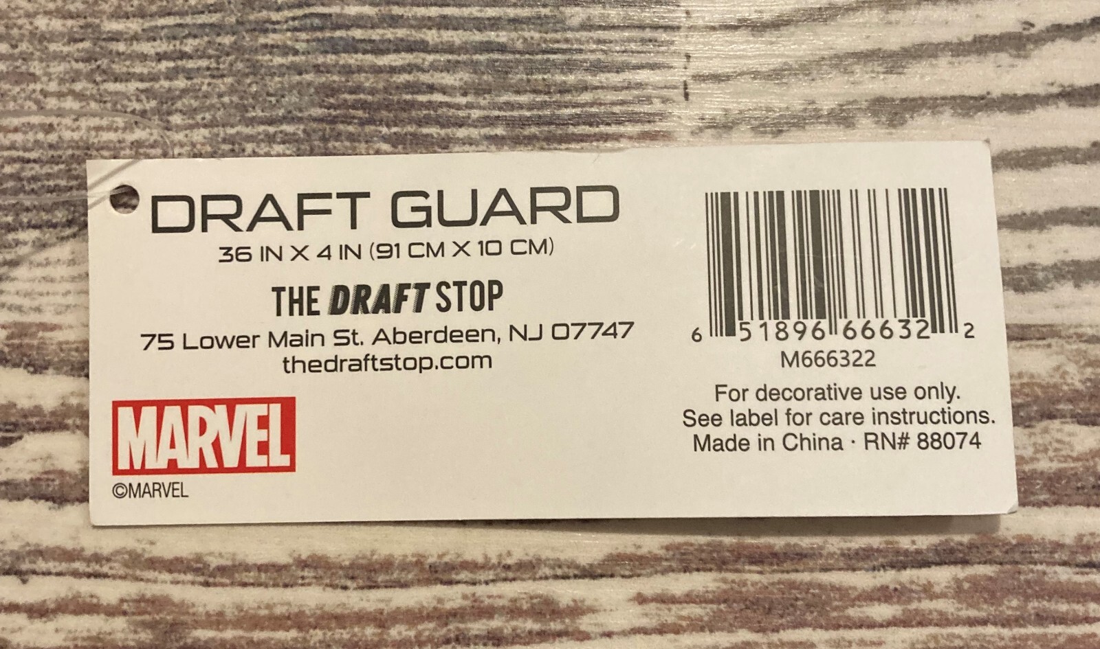 MARVEL Draft Guard 36''under Door Draft Stopper eBay