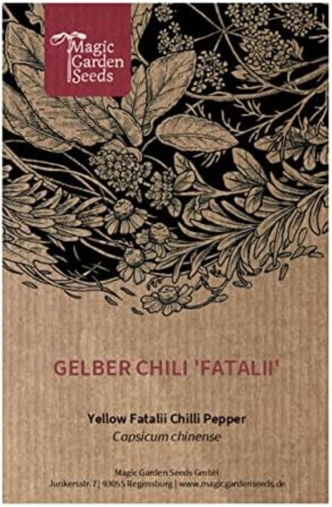 Peperoncino africano 'Fatalii' (Capsicum chinense) - circa 10 semi
