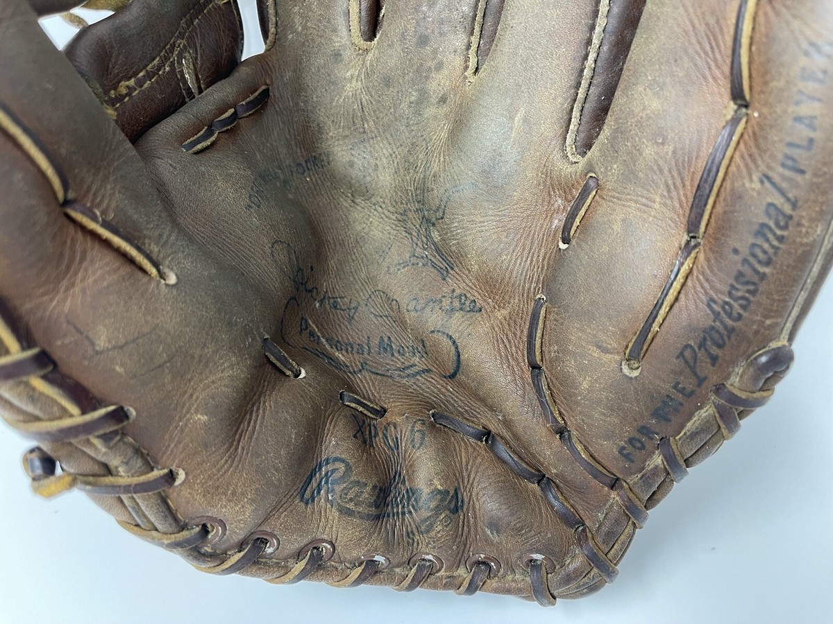 Mickey Mantle Rawlings Personal Model XPG6 Heart Of The Hide