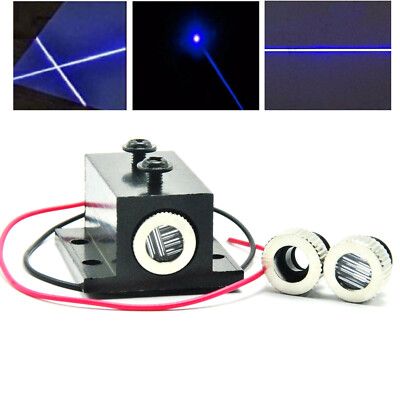 Focusable 445nm 450nm 50mW Blue Dot/ Line /Cross Laser Module