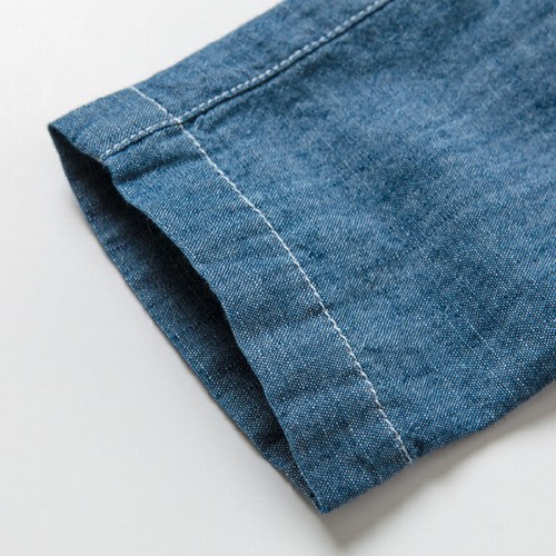 Size 3T New Boys Pants Boys Blue Chambray Pants Size 3 years 3T - Picture 5 of 7
