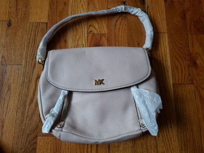 mk evie medium leather backpack