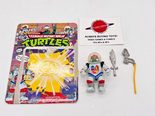 1990 Raph The Space Cadet w/ Cardback Complete Vintage TMNT Figure