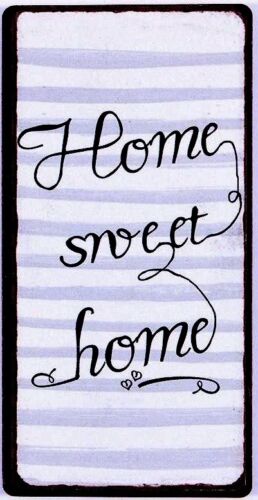 HOME SWEET HOME, refrigerator magnet, table magnet, magnet, memomagnet, NEW  - Picture 1 of 2