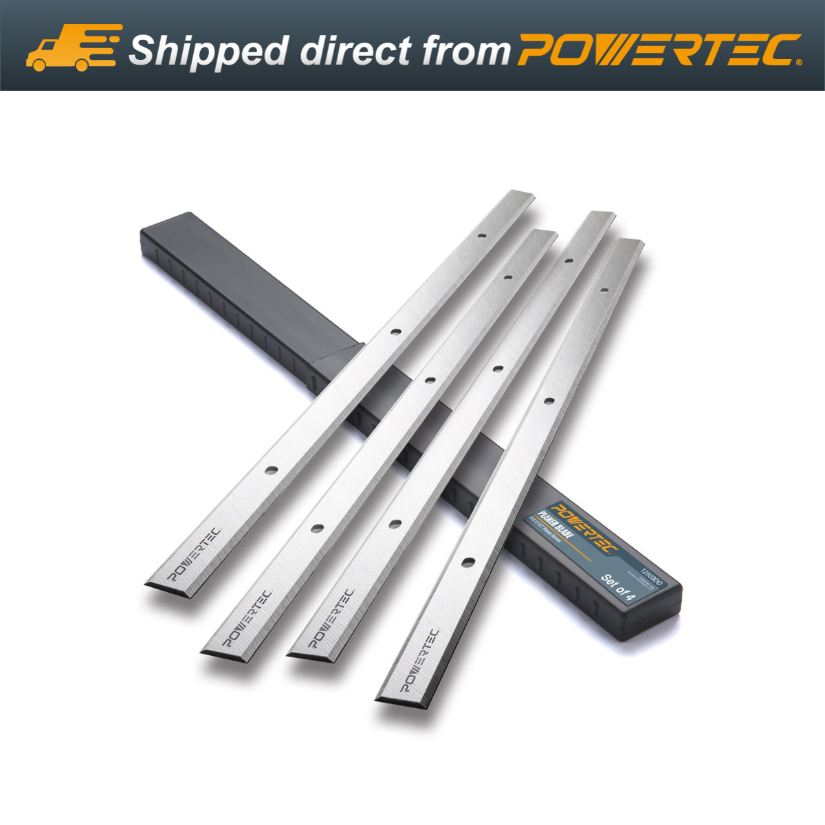 POWERTEC 12-1/2 Inch Planer Blades for Delta TP305 WEN 6550 