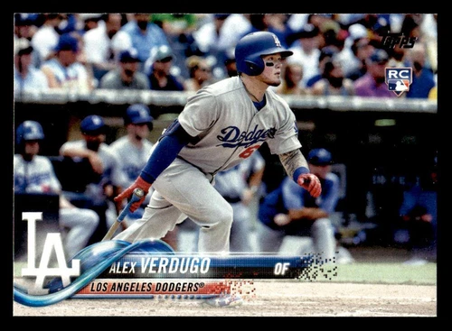 2018 Topps #281 Alex Verdugo Rookie Card Los Angeles Dodgers