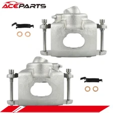 Front Brake Calipers w/ Bracket LH+RH For Buick GMC Pontiac Chevrolet Oldsmobile