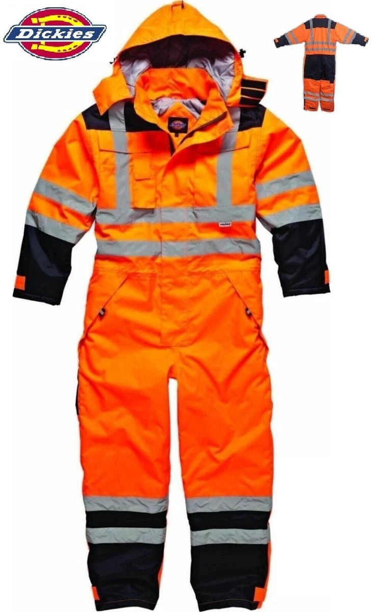 Traje de túnel acolchado acolchado forrado impermeable Dickies invierno CÁLIDO S-3XL