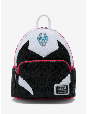 Loungefly Marvel Spiderman Spider-Gwen Sequin Mini Backpack | eBay