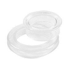 Clear Umbrella Hole Ring and Cap Set 2 Inch Patio Table Replacement Insert
