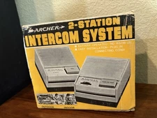 Vintage Radio Shack Archer 2-Station Intercom System