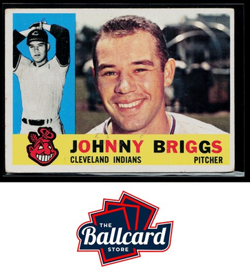 #ad 1960 Topps #376 Johnny Briggs $2.89