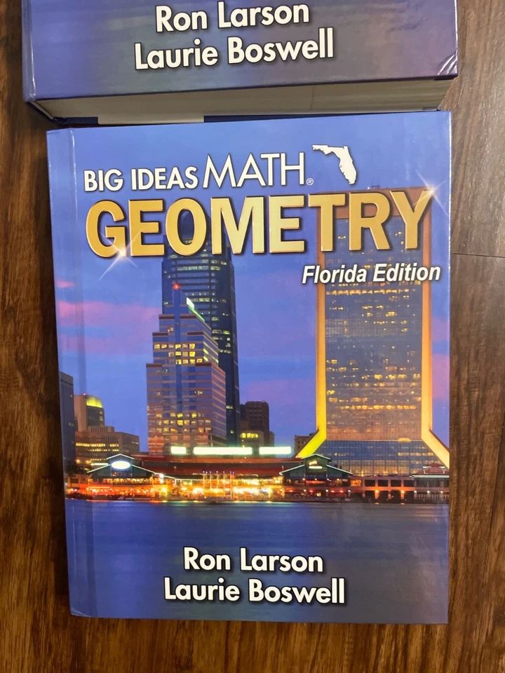 NEW Big Ideas Math (Geometry ) Florida Edition Teacher and Student Edition HTF - Image 3 of 4