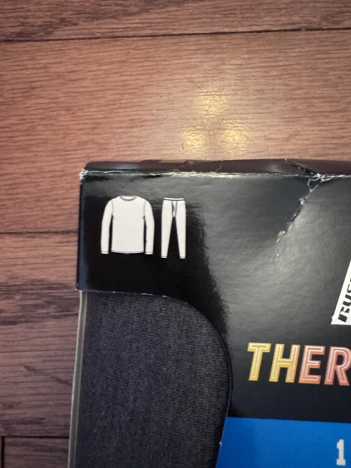 Juego de capas base atléticas Russell talla 10/12 para niños nuevo con etiquetas Foto 3 de 4