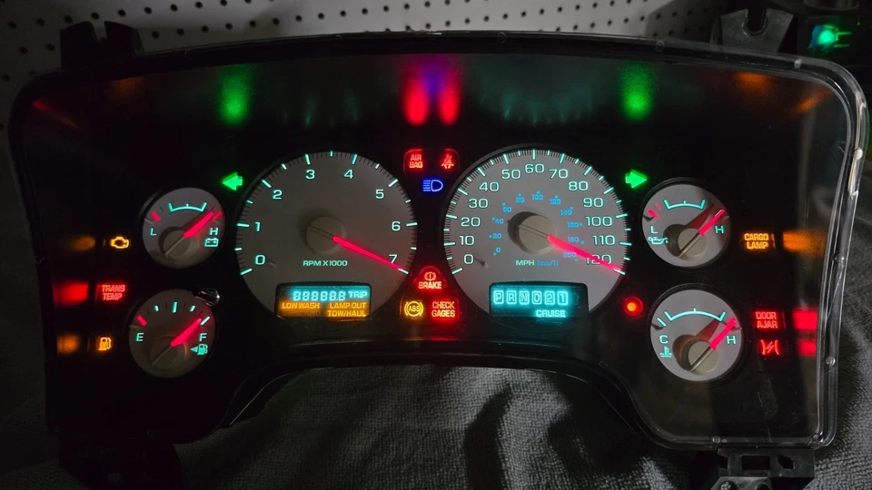 Dodge Ram 1500 2500 3500 2004-2005 calibre clúster Foto 3 de 4