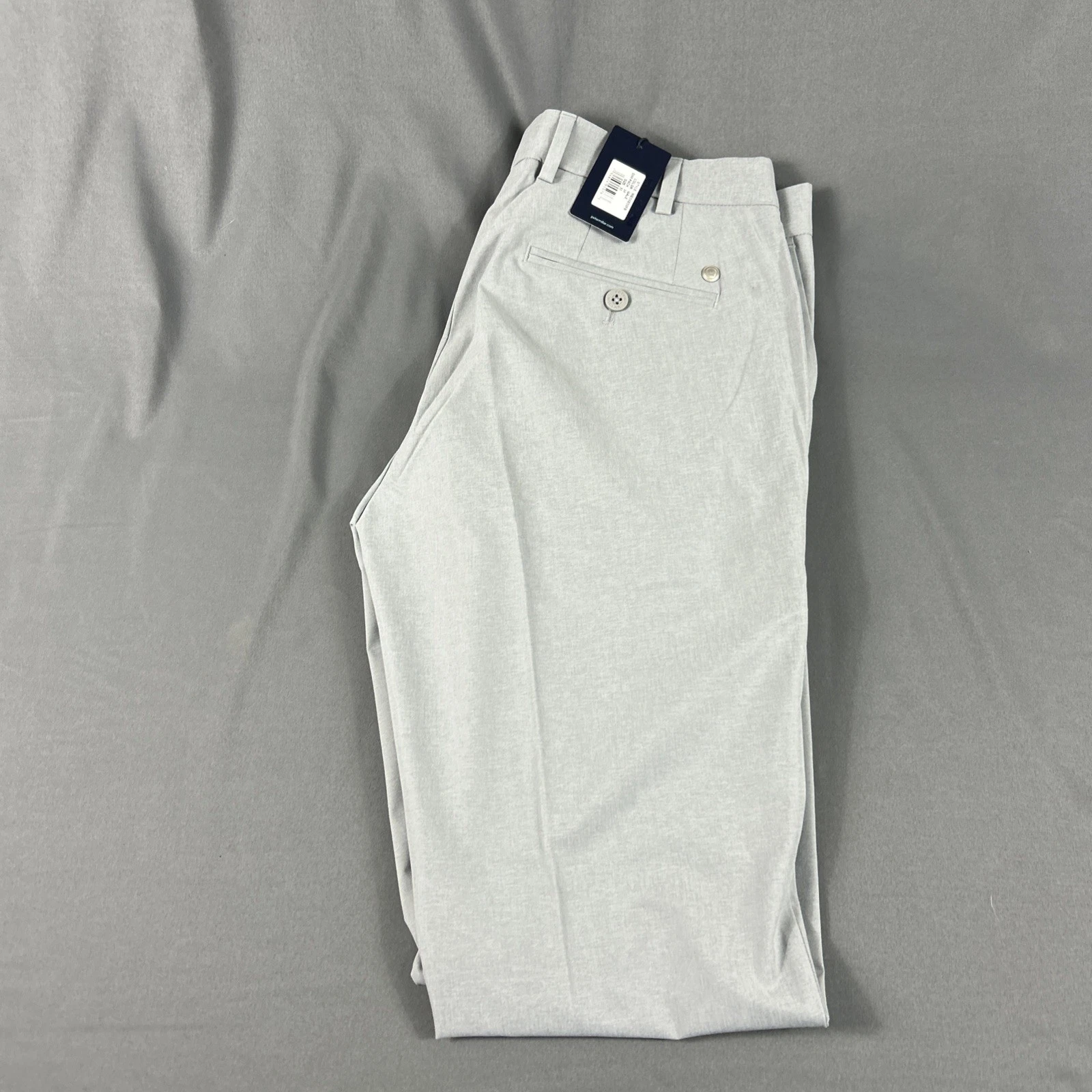 Peter Millar Golf Pants Crown Crafted Surge 32 x 34 Gale Gray NWT MSRP $185