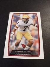 2013 Bowman Tyrann Mathieu #205 Arizona Cardinals Rookie Honey Badger Card