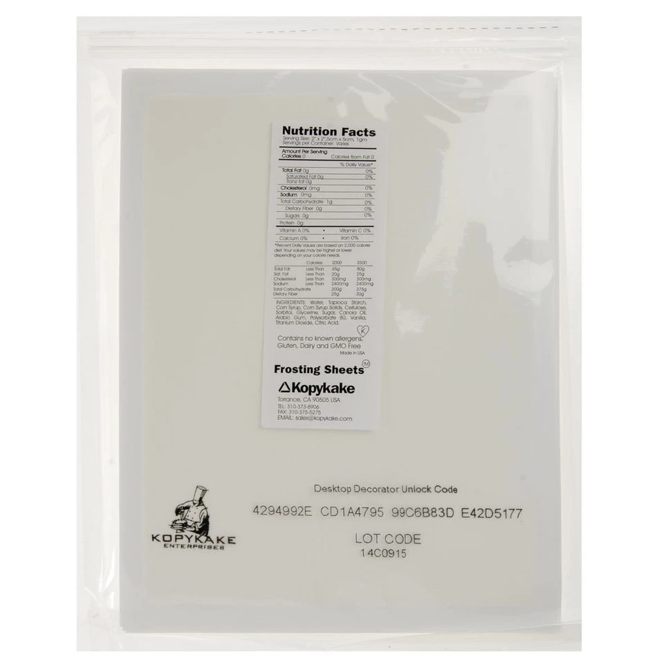 Folha de cobertura Kopykake KJFS0811 8-1/2" x 11" - 24 / PK - Imagem 4 de 4