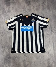 Vintage Newcastle United Home Soccer Jersey 2014–15 Castore Football Shirt L
