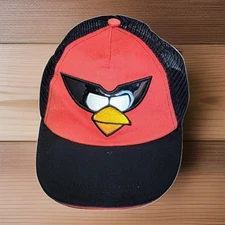 Angry Birds Space Red & Black Adjustable Baseball Hat Cap One Size