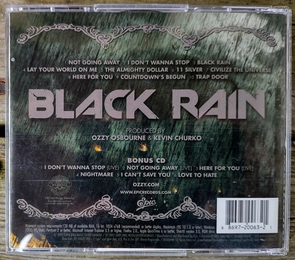 Ozzy Osbourne- Black Rain - Limited Edition - 2 Disc Tour Version Foto 2 de 4