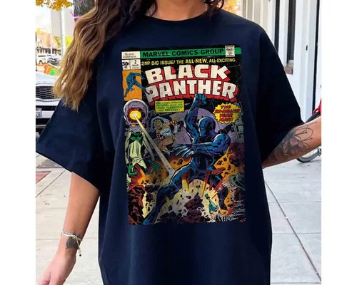 Vintage Marvel Black Panther Vintage Comic Book T-shirt