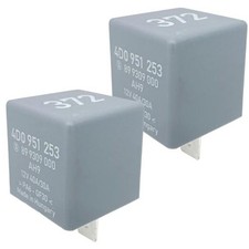 2-Pack 372 4D0951253 Automotive Relay - 40A 12VDC 4-Pin SPST - Compatible