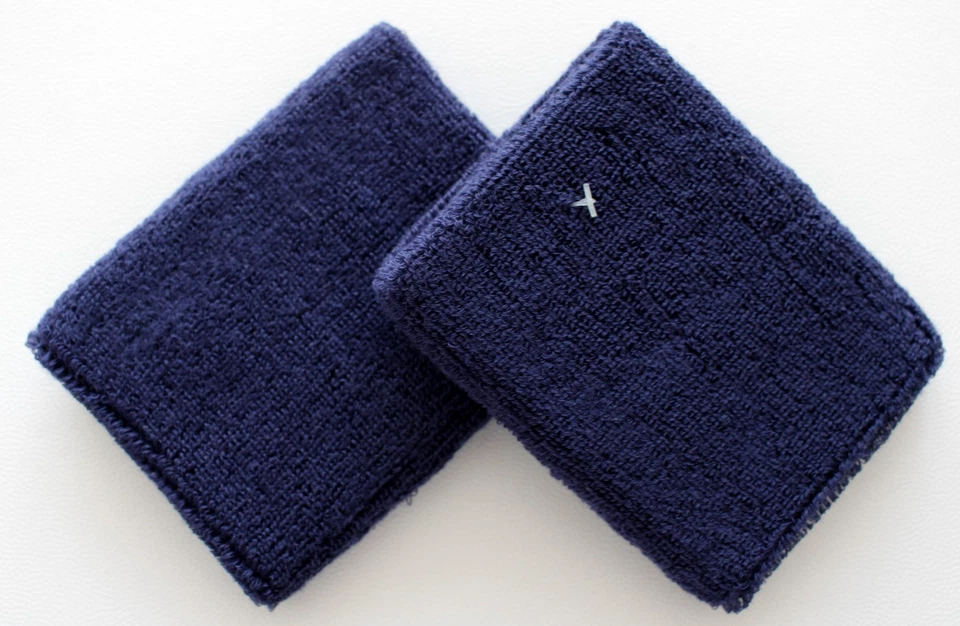 Nike MLB Wristbands Baseball Player Edition #27 Midnight Navy/White - Image 2 of 2