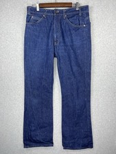 Vintage Levi  s 517 Orange Tab Made USA 34x32 34x31 Bootcut Jeans Indigo 80  s
