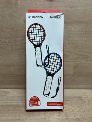 2 Bigben für Nintendo Switch Tennisschläger für Joy-Con Tennis Duo Pack BB016659