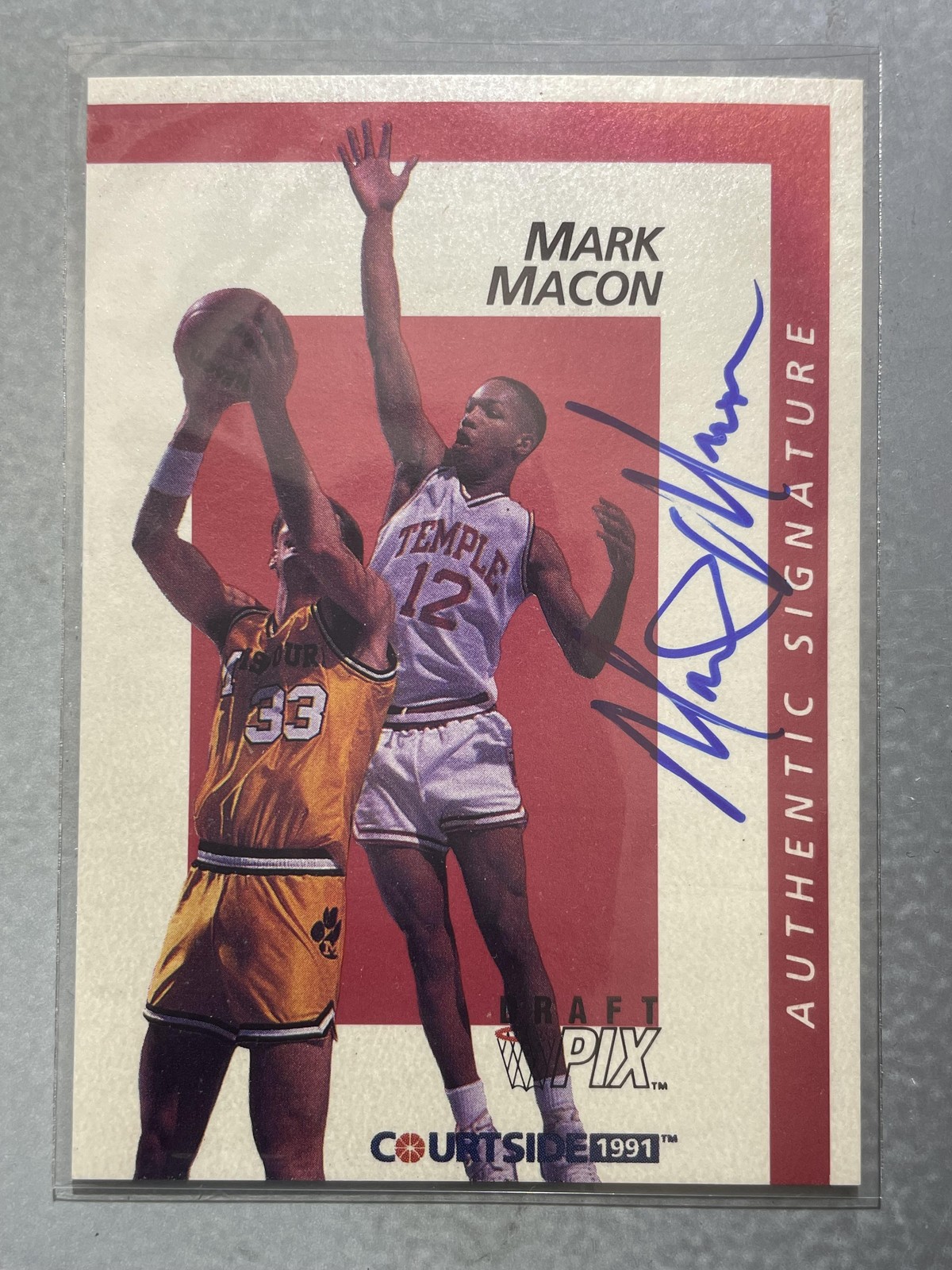1991 Courtside #35 Mark Macon Autographs