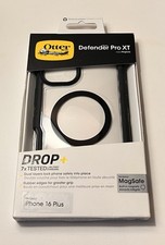 New iPhone 16 Plus OtterBox Defender Series Pro XT MagSafe Case Clear Black