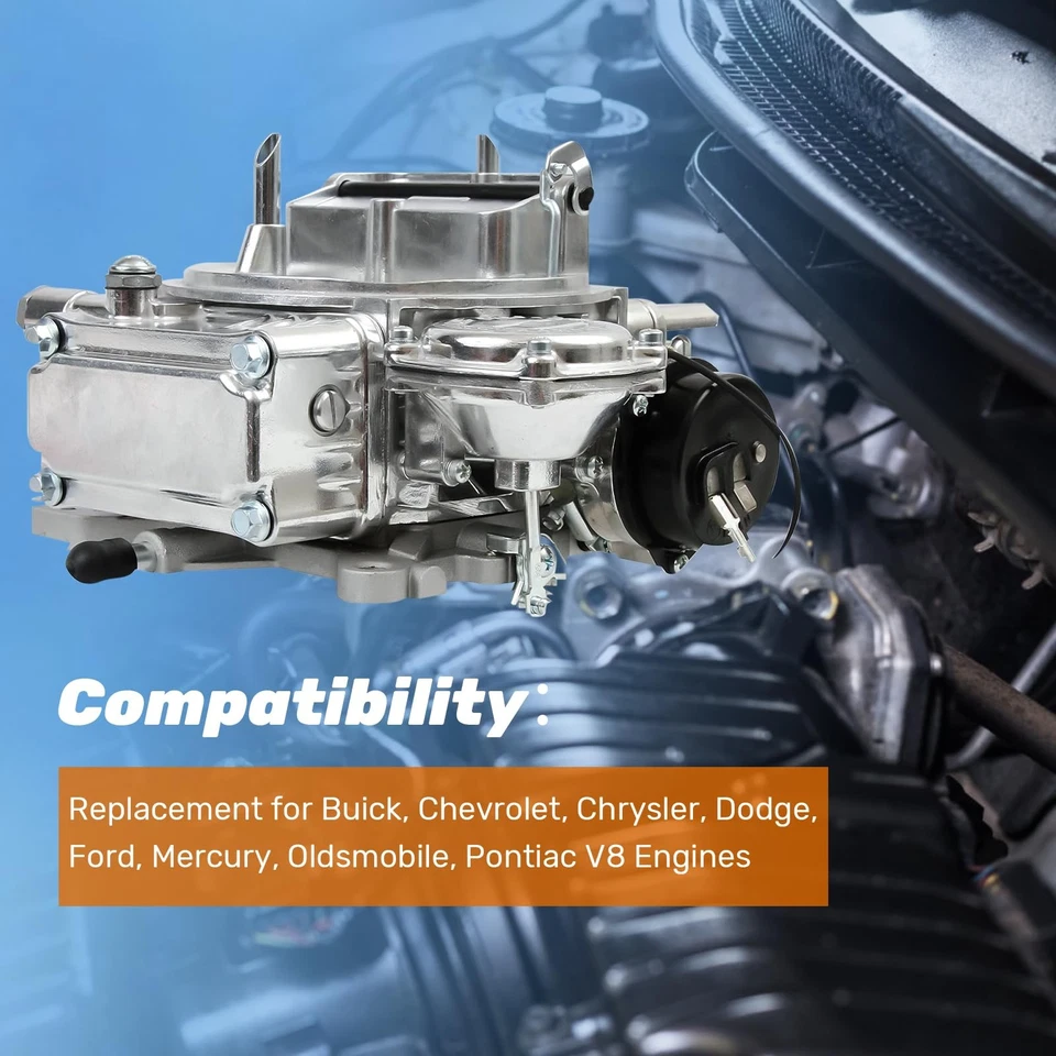 Carburador de 4 barriles Street Warrior 0-80457S para Holley 4160 Performance 600 CFM Foto 3 de 4