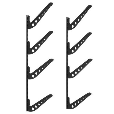 Wall Mount Surfboard Holder 4 Levels 100lb Max Load Adjustable Shelf Heights
