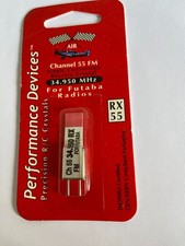 PERFORMANCE DEVICES RC CRYSTAL CHANNEL 55FM 34.950 FUTABA RADIO RX55 PDV800-1055