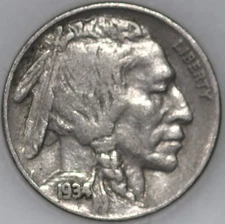1934-P Buffalo Nickel, Popular Collector Coin As Shown [SN02]