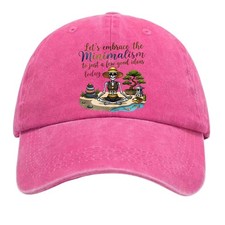 Unisex Adjustable Cartoon American Skeleton Yoga Dad Hat Minimalism Casual Cap